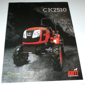 *Kioti CK2510 & CK2510H Tractor Sales Brochure 4/16 ORIGINAL! - Picture 1 of 3