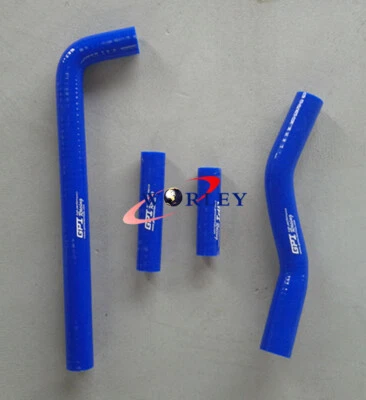 Silicone Radiator Hose For Yamaha YZF250 YZ250F 2001-2005/WR250F 2001-2006 Blue - Image 1 of 4