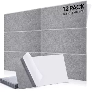 Frienda 12er Pack Akustik Soundpaneele (schwarz) - Bild 1 von 4