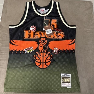 96-97 Dikembe Mutombo #55 Hawks Mens Size L Mitchell & Ness Swingman Jersey $155 - Picture 1 of 12