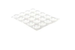 20 x Elastikpuffer 13 mm Möbelpuffer transparent Anschlagpuffer selbstklebend - Bild 1 von 1