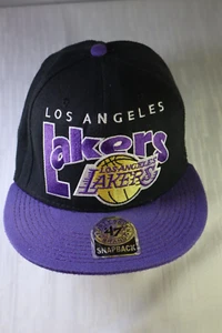 HARDWOOD LAKERS LOS ANGELES NBA CAPPELLO TG. UNICA BERRETTO MAN HAT CAP VINTAGE - Imagen 1 de 7