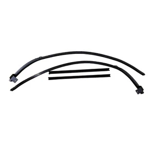 1966-67 Chevelle Sedan Quarter Window Run Channel Pair - Unbeaded QGRC-66AU - Picture 1 of 1