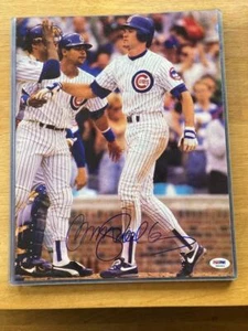 Ryne Sandberg signed Chicago Cubs photo - Hall of Famer - PSA Certificate - Picture 1 of 1