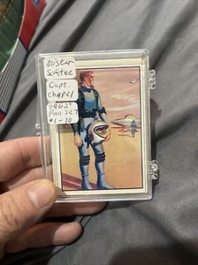 1962  MISTER SOFTEE ADVENTURES OF CAPTAIN CHAPEL COMPLETE 10 CARD SET Nice - Picture 1 of 2