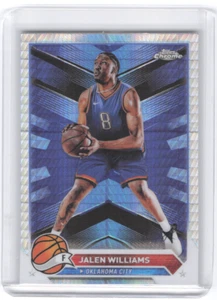 Rifrattore prismatico Topps Chrome Jalen Williams 2023-24 - Foto 1 di 2