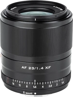 AF 23mm F1.4 XF Lens for Fuji X-mount Camera Body, Auto Focus Wide Angle Lens - Image 1 of 4