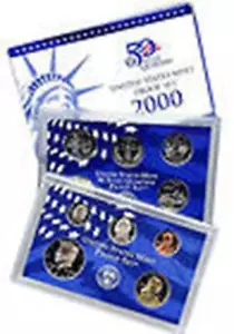 2001 US PROOF CLAD QUARTER SET - Picture 1 of 1