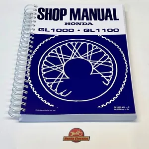 Honda GL1000 GL1100 Gold Wing Fabbrica Officina Shop Manuale Libro HWM076 - Foto 1 di 15