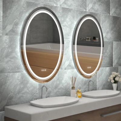 Wisfor Super Brightnedd Led Illuminated Bathroom Mirror Anti-Fog Dimmable Mirror - Image 1 of 4