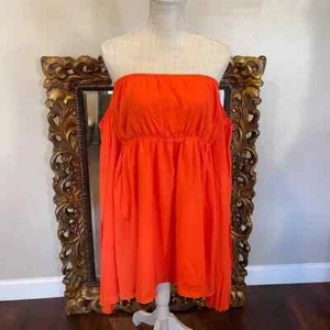 MISS ORD Orange Dress Ladies Size XL - Picture 1 of 8