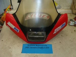 1993 YAMAHA EXCITER 2 II 570 EX570 speedometer windshield fairing headlight  - Picture 1 of 15