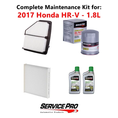2017 Honda HR-V 1.8L Complete Air, Oil & Cabin Filter Kit (0W-20) - Image 1 of 4
