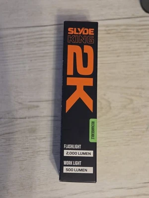 NEBO Slyde King 2K Rechargeable LED 2000 Lumen Flash & Work Light+ Magnetic Base - Image 1 of 3