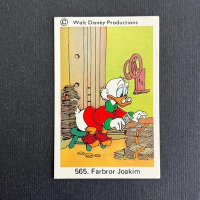 1973-76 Swedish Disneybilder Numbered Scrooge McDuck #565 - Image 1 of 2
