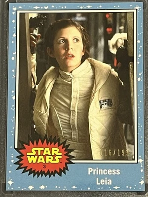 Star Wars Topps Princesa Leia 2018 SDCC Promo 016/199 Foto 1 de 4