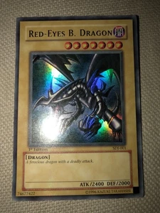 Yu-Gi-Oh! - Red-Eyes Black Dragon 2003 SDJ-001 Ultra Rare 1st Edition - Picture 1 of 1