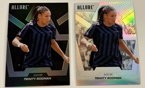 Trinity Rodman 2025 UD Allure SE Base & Black Rainbow (2) Karten Lot - Bild 1 von 1