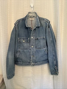 Vintage Polo Ralph Lauren tolle Distressed Jeansjacke Herren XL USA 90s Trucker - Bild 1 von 24