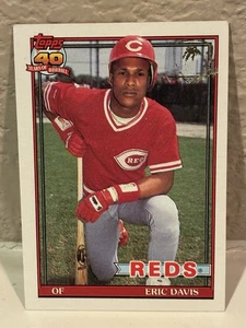 1991 Topps Operation Desert Shield #550 Eric Davis Cincinnati Reds EXMT C - Picture 1 of 2