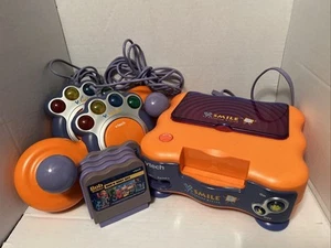 Vtech V.Smile Pocket Learning System Console with 5 Games & 2 Controllers -Works - Picture 1 of 17