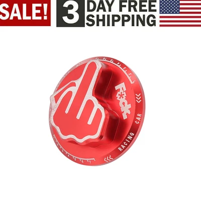 Screw-In Middle Finger Oil Filler Tank Cap Valve Cover For Honda Acura Red USA A - Image 1 of 4