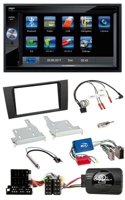 Blaupunkt Lenkrad USB Bluetooth TMC 2DIN Navigation für Audi A4 99-01 Aktivsyste - Bild 1 von 4
