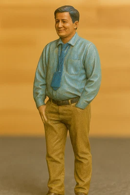 M20 Casual Man with Lanyard – Scale Model Figure - Image 1 of 4