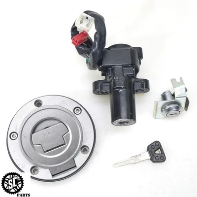 08-16 JUEGO DE BLOQUEO INTERRUPTOR DE ENCENDIDO YAMAHA YZF R6 Foto 1 de 4