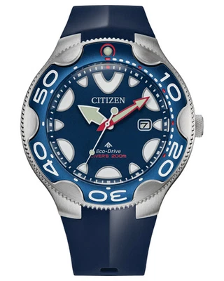 Reloj de buceo Citizen Promaster Sea Orca Eco-Drive con correa de goma para hombre BN0231-01L Foto 1 de 4