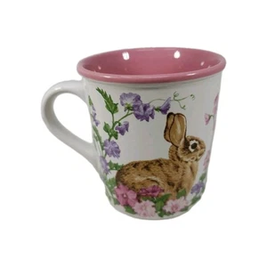 Petunia's Garden Bunny Coffee Tea Mug Potpouri Designs Vintage 1994 Judy Mizell - Picture 1 of 15