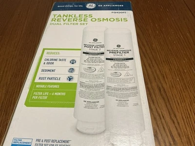 GE Tankless Reverse Osmosis, Dual Filter Set Model: FQ400PT - Image 1 of 3
