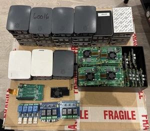 28x Raspberry Pi 3 UNTESTED Job Lot Mixed Bundle with Extras Spares Or Repairs - Picture 1 of 10