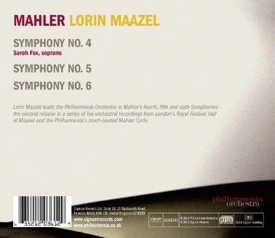 Mahler, G. - Lorin Maazel: Mahler - Symphony No. 4/Symph... - Mahler, G. CD TMVG - Bild 1 von 2