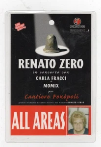 PASS RENATO ZERO CARLA FRACCI MOMIX MILANO IPPODROMO SAN SIRO leggi descrizione - Picture 1 of 2