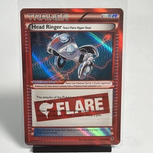Head Ringer (Team Flare Hyper Gear) 97/119 Holo Ultra Rare Pokemon Card NM 2014 - Picture 1 of 6