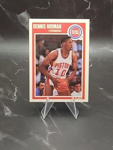1989-90 Fleer Basketball Dennis Rodman #49 *BULLS* - Picture 1 of 2