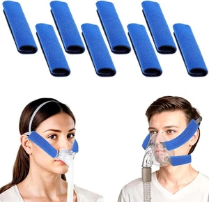 Cubiertas de correa CPAP, 6 piezas cubierta de correa de máscara CPAP, cojines de correa CPAP hechos de suave F - Imagen 1 de 6