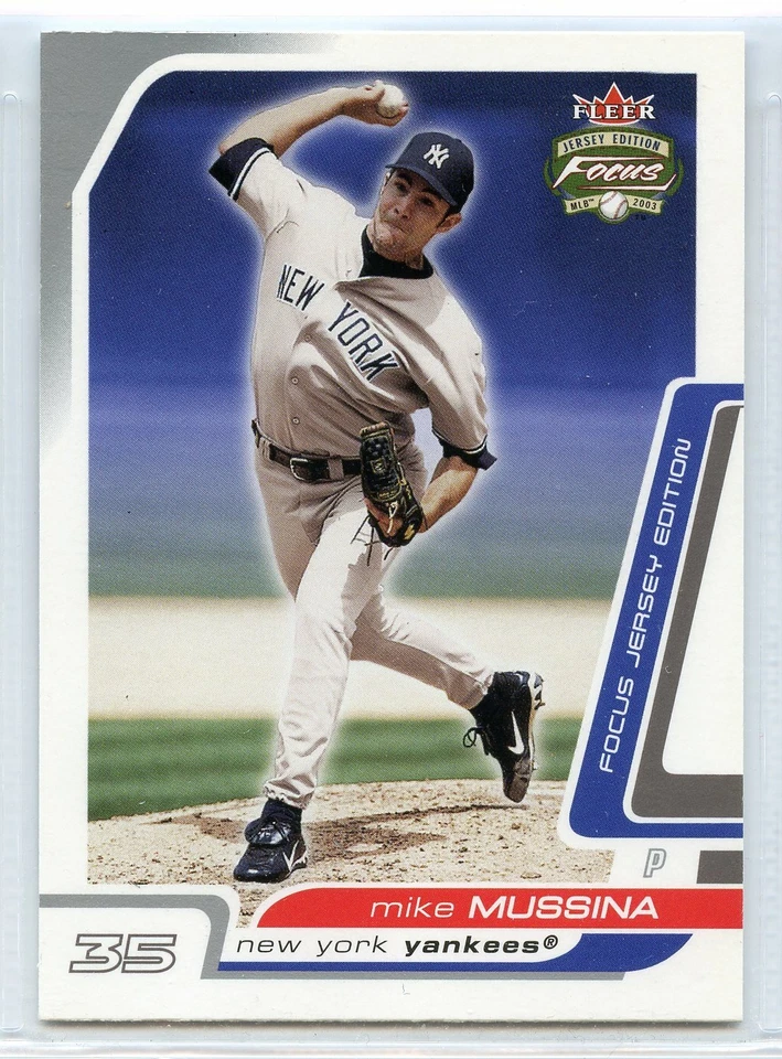 2003 Fleer Focus Jersey Edition Baseball - #62 - Mike Mussina - New York Yankees - Image 1 of 1