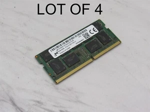 LOT OF 4 Micron 8GB 2Rx8 PC4-2133P Laptop RAM SO-DIMM MTA18ASF1G72HZ-2G1A1ZK - Picture 1 of 3