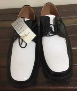 Johnston & Murphy Aristocrat Shoes Tuxedo Leather Shoes Size 8.5 - Picture 1 of 6