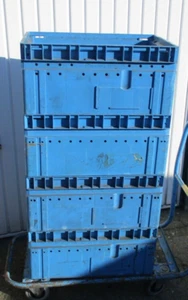4x Box Stapelkiste Behälter Kiste C-KLT 6428 600x400x280 mm Lager Werkstatt - Bild 1 von 6