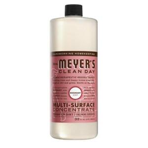 Mrs. Meyer's 17840 Herbal Scent Type Organic Multi Surface Concentrate 32 oz.