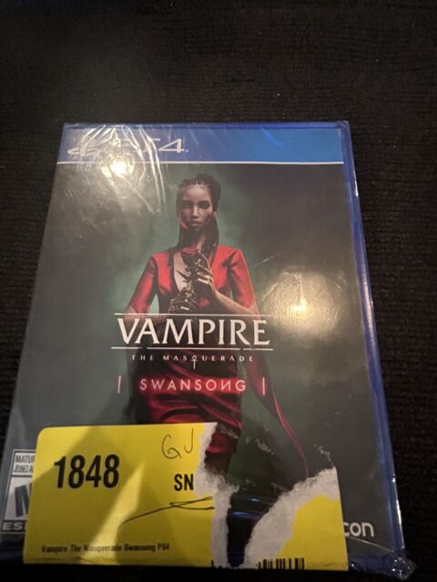 Vampire The Masquerade Swansong - PS4 - Brand New, Factory Sealed