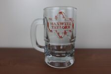 Vintage 1980s Maxwell Taylor's Restaurant Medium Glass Mug