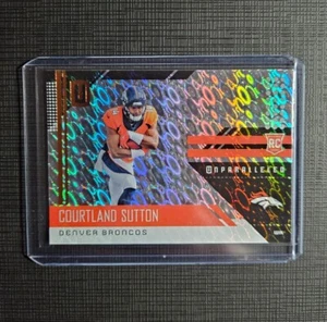 2018 Panini Unparalleled Rookie Flight Courtland Sutton #223 Rookie RC - Picture 1 of 2