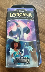 Disney Lorcana: Rise of the Floodborn Starter Deck - Amethyst & Steel - NEW - Picture 1 of 5
