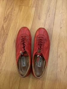 Paul Green Leather Sneakers Size 10 Womens - Picture 1 of 3