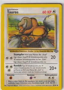Pokemon Card Jungle Nr. 47/64 Tauros German - Picture 1 of 1