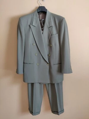 City Streets American Craftsmen Traje Hombre Verde Ajuste Personalizado (ver información completa abajo) Foto 1 de 4